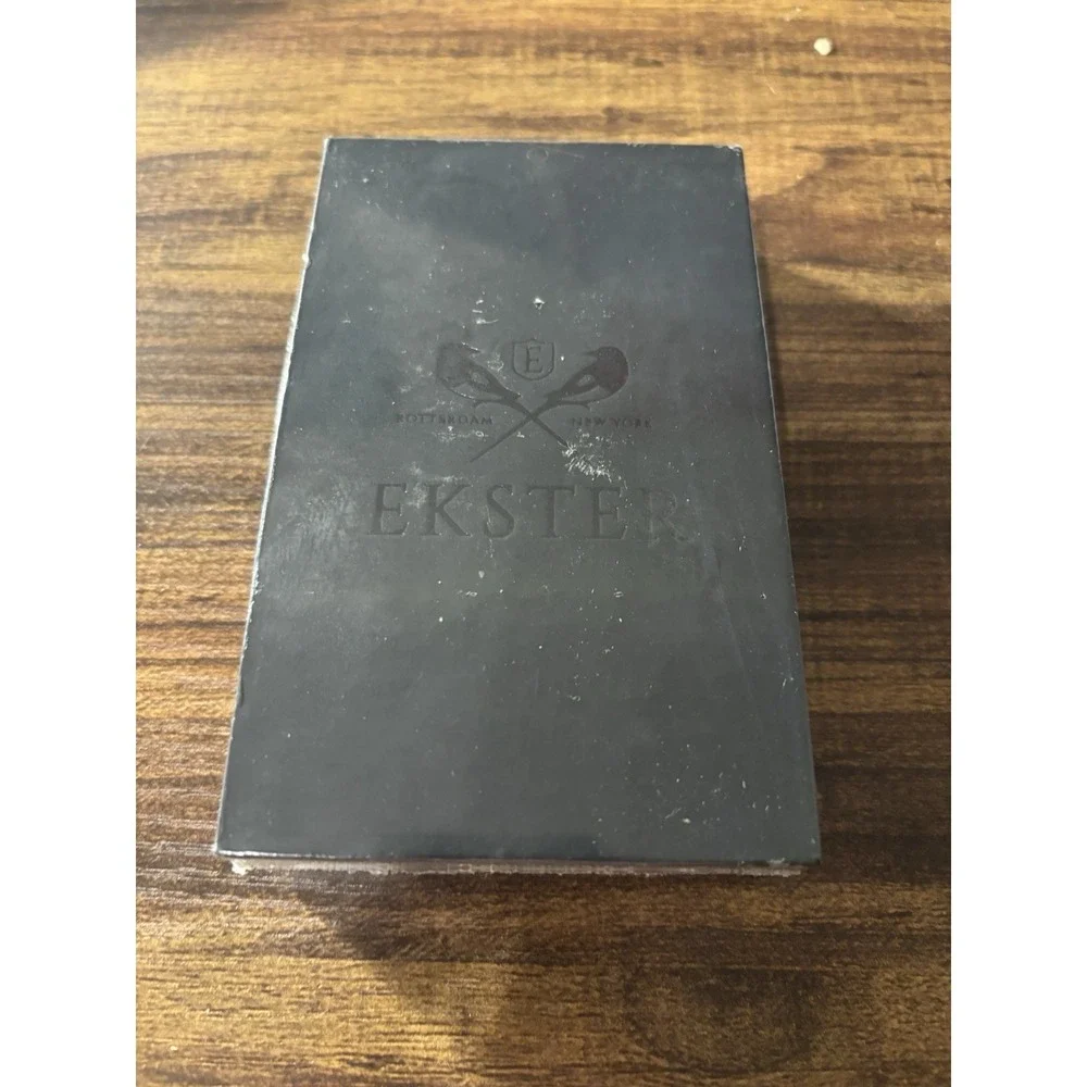 Ekster Parliament Wallet Italian Tan Leather RFID Blocking NEW In Box